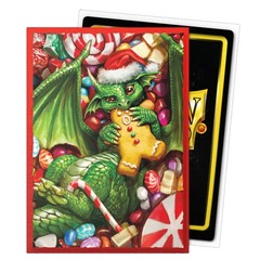 Dragon Shield- Brushed Art Sleeves- Christmas 2024 (100 ct)